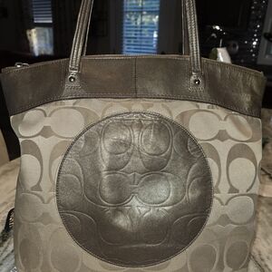 Coach Brown Designer Tote Bag